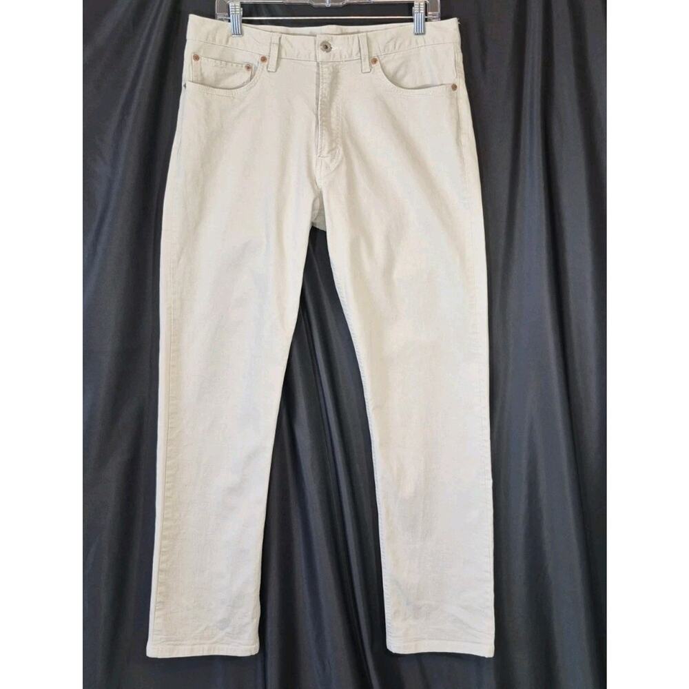 Mason Straight Jeans in Light Cream